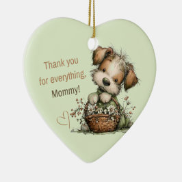 Adorno De Cerámica Gracias por todo, Mamá!