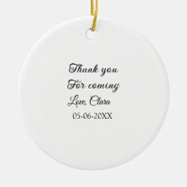 Adorno De Cerámica gracias por venir agregar nombre mensaje de texto 