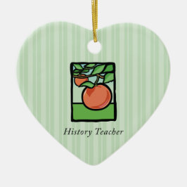 Adorno De Cerámica Gracias profesor de historia, Apple