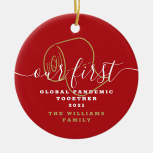 Adorno De Cerámica Graciosa nuestra primera pandemia mundial de moda