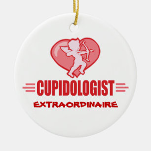 Adorno De Cerámica Gracioso amor cupido