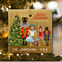 Gracioso Añade Tu Familia Face Nutcracker De Cinco