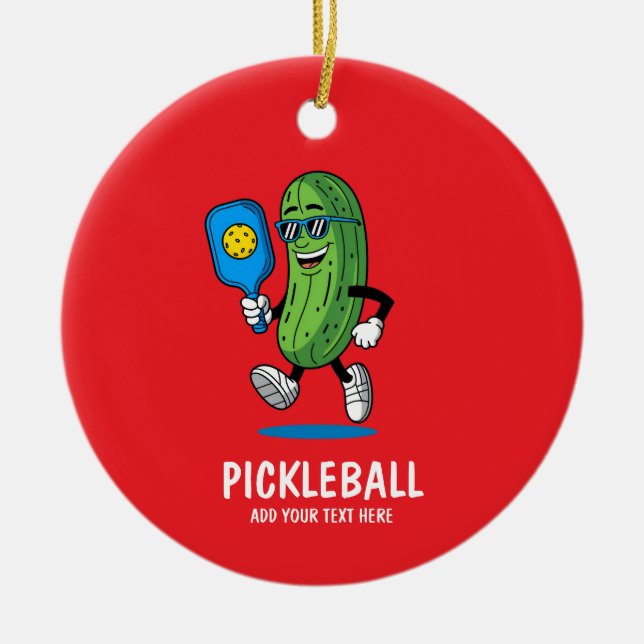 Adorno De Cerámica Gracioso juego personalizado de pellizco (Frente)