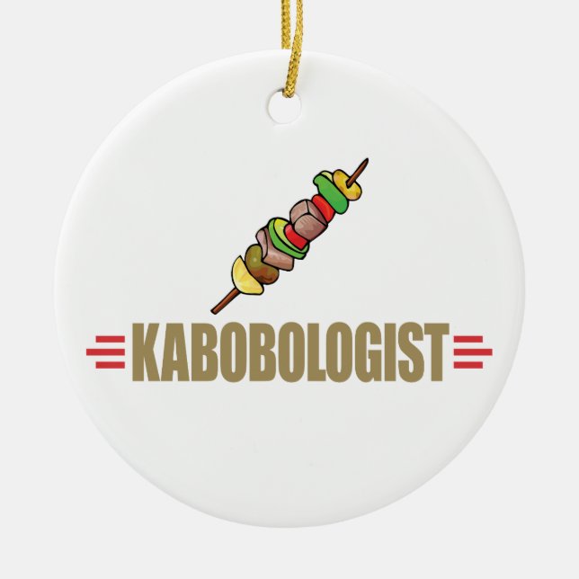 Adorno De Cerámica Gracioso Kabob (Frente)