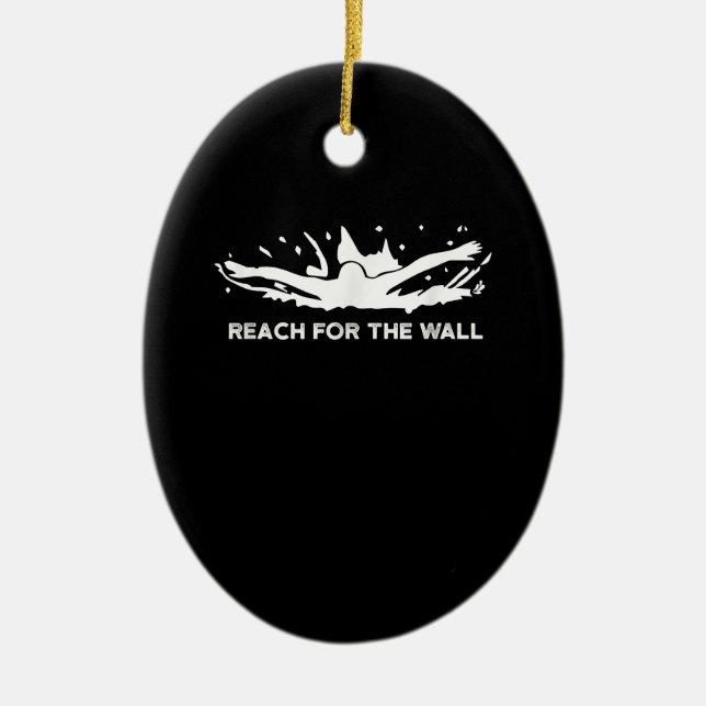 Adorno De Cerámica Gracioso Natación Regalo Equipo Deportivo De Natac (Frente)