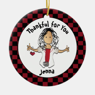 Adorno De Cerámica Gracioso regalo de presupuesto para feriado étnico