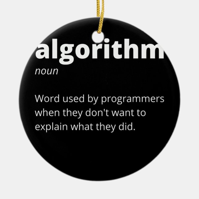 Adorno De Cerámica Graciosos Regalos Informáticos Geeks Nerds Program (Frente)