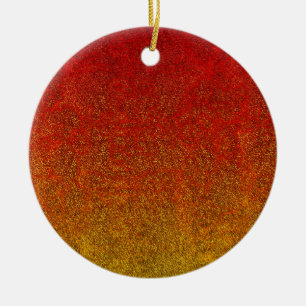 Adorno De Cerámica Gradiente Purpurina de llama de caída