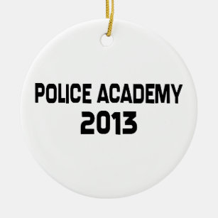 Adorno De Cerámica Graduación 2013 de la academia de policía