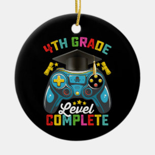 Adorno De Cerámica Graduación Completa de 4to Grado de Juegos para Ju