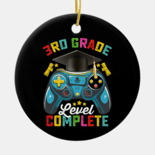 Adorno De Cerámica Graduación de nivel de 3er grado completa Juegos J