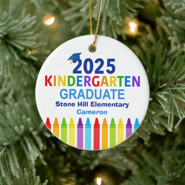 Adorno De Cerámica Graduación de Personalizado de grado en guardería  (Árbol)