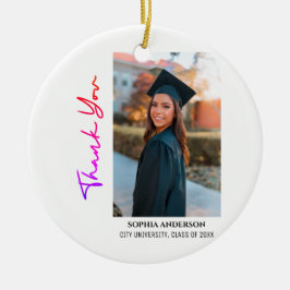 Adorno De Cerámica Graduación Moderna Simple