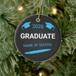 Adorno De Cerámica Graduación Personalizada de la Escuela Universitar