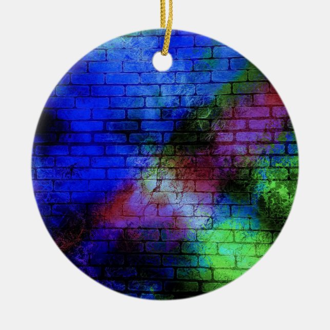 Adorno De Cerámica Graffiti mural (Frente)