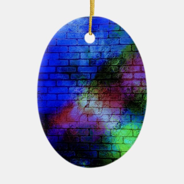 Adorno De Cerámica Graffiti mural (Frente)