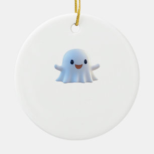 Adorno De Cerámica Gráfica retro de pequeño boo lindo