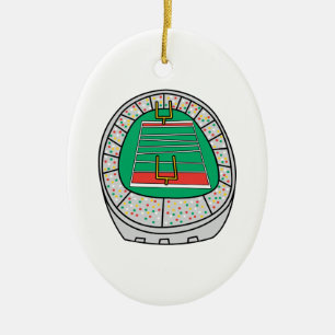 Adorno De Cerámica gráfico de estadio de fútbol