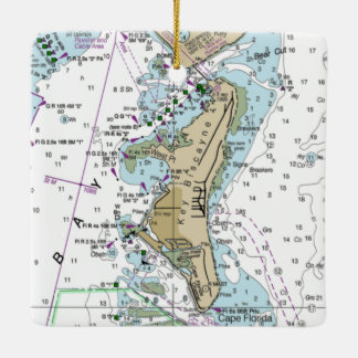 Adorno De Cerámica Gráfico de FL de Biscayne clave
