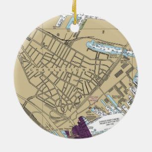 Adorno De Cerámica Gráfico de MAMÁES de Boston de Charlestown