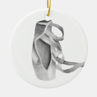 Adorno De Cerámica Gráfico del zapato de Pointe del ballet