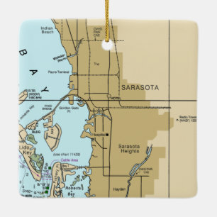 Adorno De Cerámica Gráfico FL de Sarasota