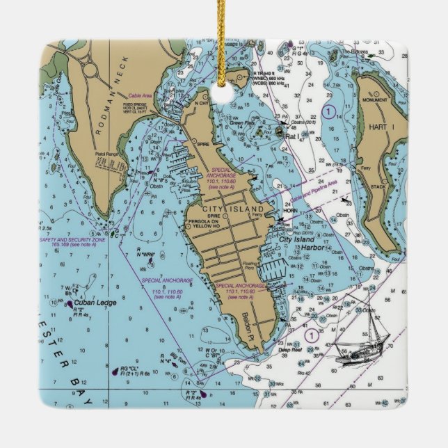 Adorno De Cerámica Gráfico NY de Bronx de la isla de la ciudad (Reverso)