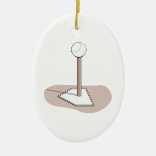 Adorno De Cerámica gráfico vectorial de T-ball