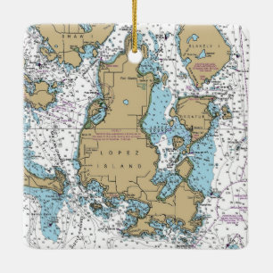Adorno De Cerámica Gráfico WA de Isla López