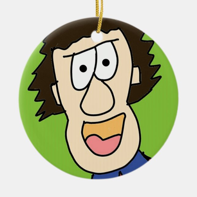 Adorno De Cerámica grampa joven (Frente)