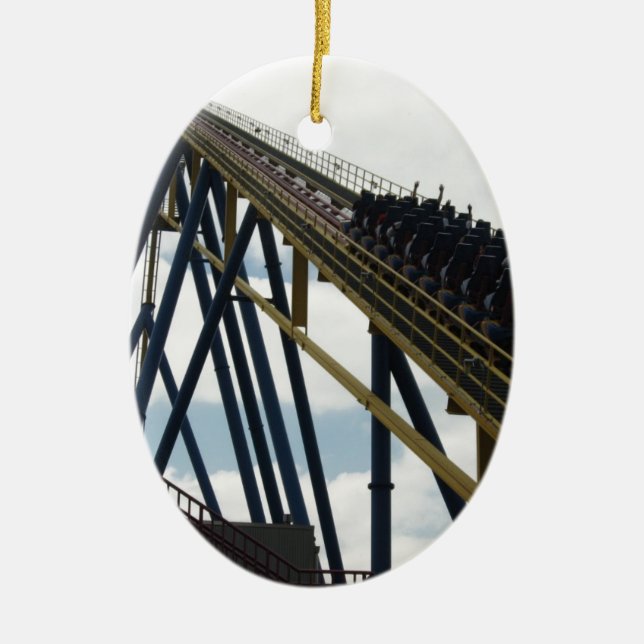 Adorno De Cerámica Gran aventura de las banderas nitro de la montaña (Frente)