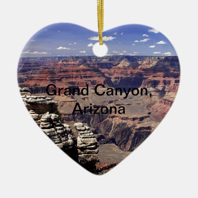 Adorno De Cerámica Gran Cañón, Arizona (Frente)