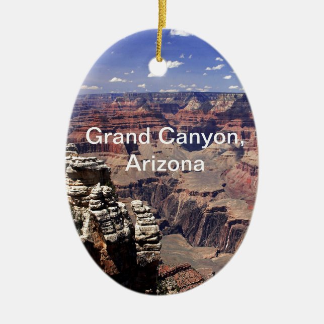 Adorno De Cerámica Gran Cañón, Arizona (Frente)