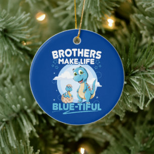 Adorno De Cerámica Gran Hermano Dinosaurio Bella Pun de Vida