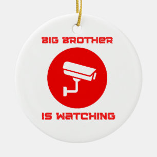 Adorno De Cerámica Gran Hermano está Vigilando  1984 ingsoc