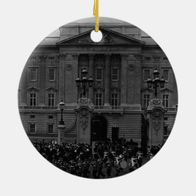 Adorno De Cerámica Gran Inglaterra Londres Old Guard Buckingham Palac (Atrás)