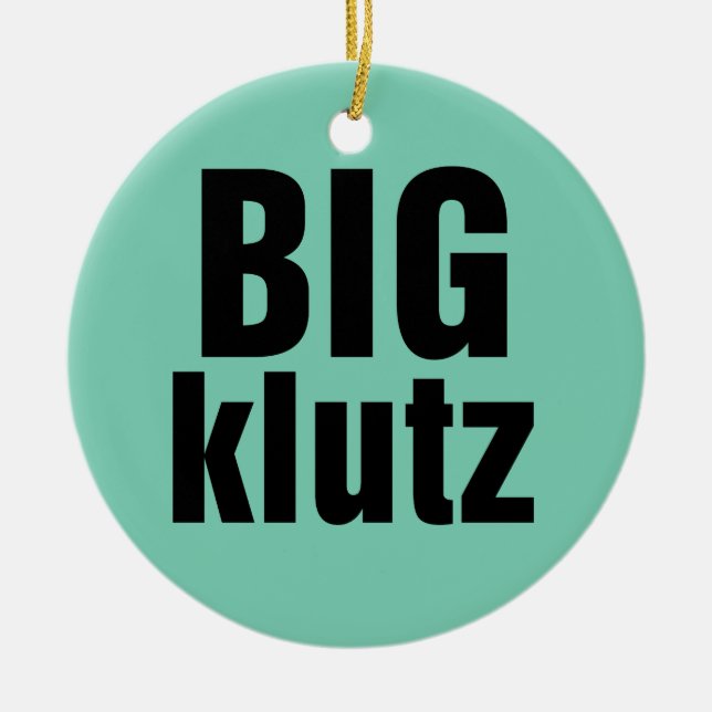 Adorno De Cerámica Gran Klutz (Frente)