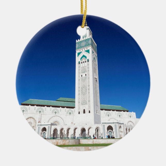 Adorno De Cerámica Gran Mosquée Hassan II, Casablanca, Marruecos (Frente)