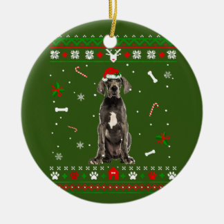 Adorno De Cerámica Gran perro danés