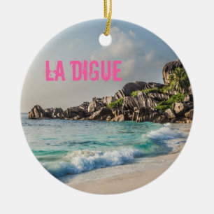 Adorno De Cerámica Grand Anse Seychelles La Digue Beach