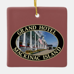 Adorno De Cerámica Grand Hotel en la isla de Mackinac, Michigan