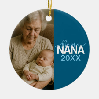 Adorno De Cerámica Grandma's "NANA" Design Ceramic Ceramic Ornament