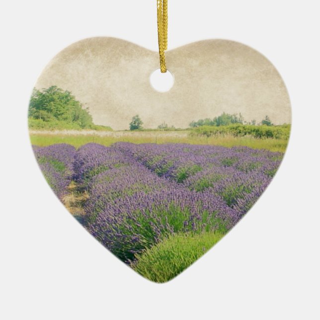 Adorno De Cerámica Granja de lavanda - Angustiada (Frente)