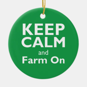 Adorno De Cerámica Granja encendido