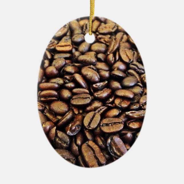 Adorno De Cerámica Granos de café (Frente)