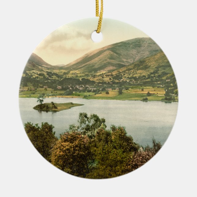 Adorno De Cerámica Grasmere III, distrito del lago, Cumbria, (Frente)