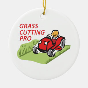 ADORNO DE CERÁMICA GRASS CUTTING PRO