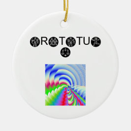 Adorno De Cerámica Gratitude Wing Dings