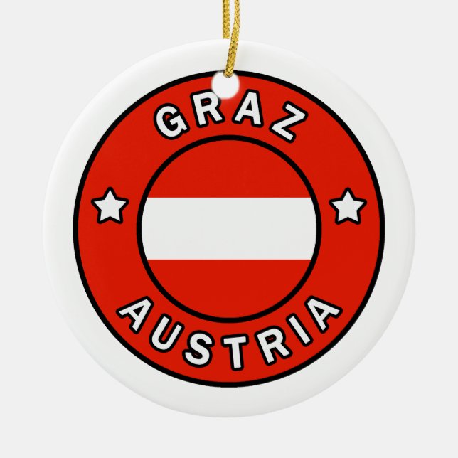 Adorno De Cerámica Graz Austria (Frente)