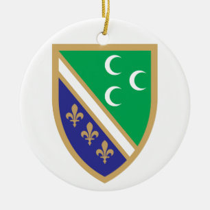 Adorno De Cerámica Grb Sandžaka, escudo de armas de Sandžak